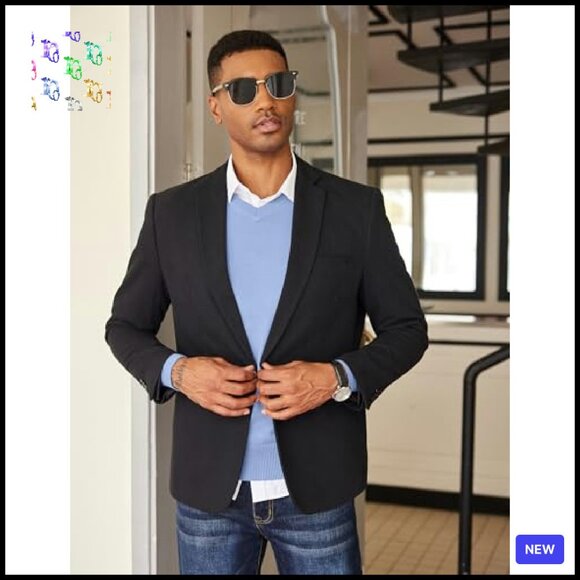 Lightweight V-Neck Pullover Sweater Classic Knitted Slim Fit Layering Essential - Picture 5 of 7